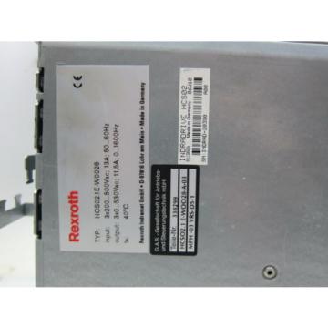 REXROTH Italy India HCS02.1E-W0028-A-03-NNNN IndraDrive C SERVO DRIVE SERCOS INTERFACE