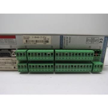 Rexroth France Japan Indramat DKC01.1-040-7-FW Eco Drive W/Manual