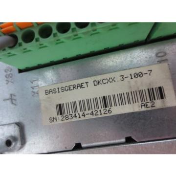 REXROTH Russia Singapore / INDRAMAT DXCXX3-100-7 ECO DRIVE SERVO DRIVE - USED - DKC06.3-100-7-FW