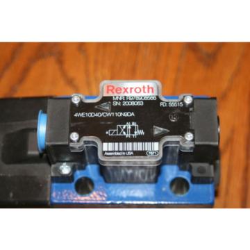 Rexroth Canada Canada Bosch Group MNR R978908566 Solenoid Valve 4WE10DA40/CW110N9DA  NEW