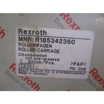 NEW Singapore Korea REXROTH ROLLER CARRIAGE R185342360