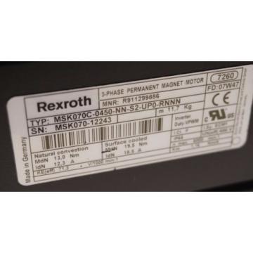 NEW France china BOSCH REXROTH MSK070C-0450-NN-S2-UPO-RNNN SERVO MOTOR MSK070C0450NNS2UPORNNN