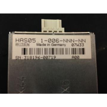 New China Australia Rexroth Bosch Brake Module, MPN R911318196, Model HAS05.1-006--NNN-NN