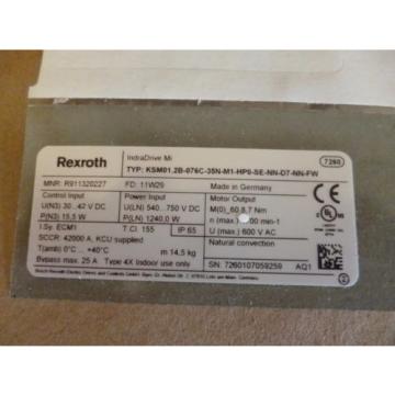 REXROTH Greece Egypt INDRADRIVE MI  KSM01.2B-076C-35N-M1-HP0-SE-NN-D7-NN-FW SERVO MOTOR