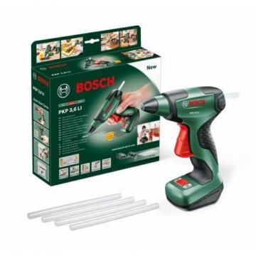 new Bosch PKP 3.6V Cordless GLUE GUN UK PLUG 0603264670 3165140696739 RC&#039;