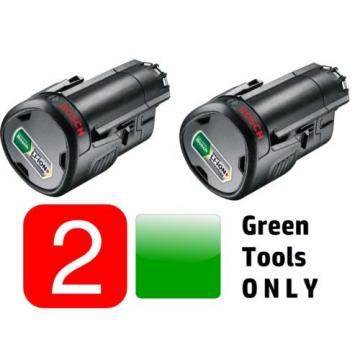 2 GENUINE BOSCH 10,8V 2.0a BATTERY Li-ION(GREEN TOOL) 1600A0049P 3165140808804#X