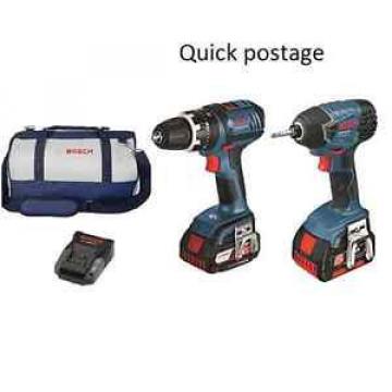 Bosch Blue 18V Lithium-ion 2 Piece Cordless Drill Kit