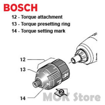 Bosch Torque Setting Adapter Attachment For IXO 3 &amp; 4 3.6V 2609256968