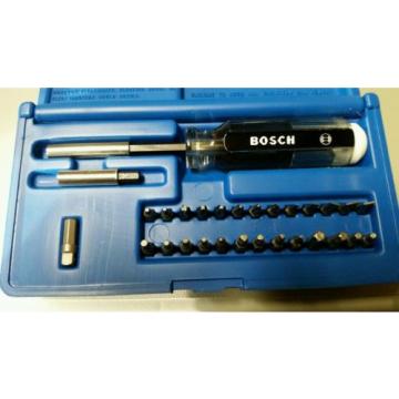 Bosch T2440 Set of Insert Bits Plus Magnetic Screwdriver Socket adapter Bit