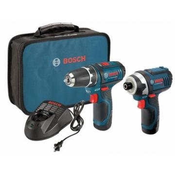 Bosch CLPK22-120 Cordless Combo Kit Impact Drill Driver Max Li-Ion Batteries New