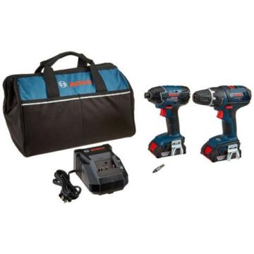 Bosch CLPK232-181 18V 2-Tool Combo Kit (1/2” Compact Tough Drill/Driver &amp; Impa