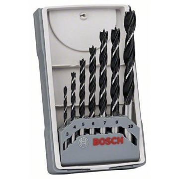 Bosch Wood Drill Bit Set 3/4/5/6/7/8/10 mm X-Pro Straight Shank Brad Point