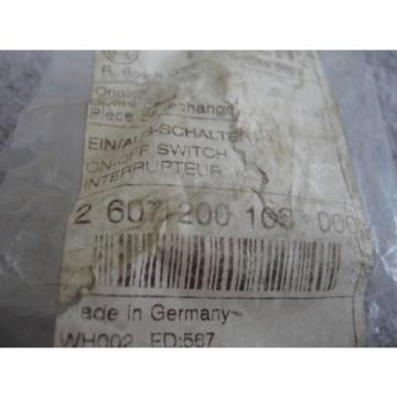 Bosch 2607200103 New Genuine OEM Switch