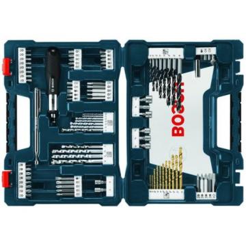 Home Repairs Drill and Drive Bit Power Tool Set Bosch With Box 91-Piece (MS4091)