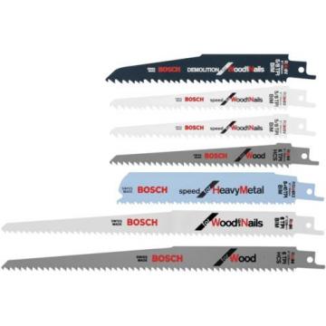 Bosch Carbon Bi Metal Reciprocating Saw Blade Set Designed Durability Efficiency