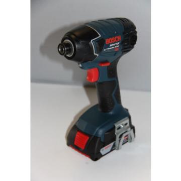 BOSCH 25618 18 LITHIUM-ION 1/4&#034; HEX IMPACT DRIVER + EXT. MUST SEE