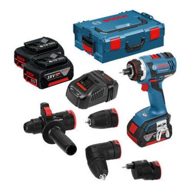 Bosch cordless drill GSR 18 V-EC FC2 FlexiClick Set incl 2 x 5.0 Ah Batt NEW