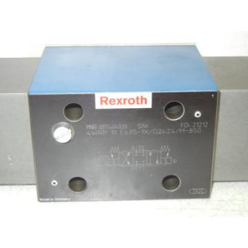 REXROTH Russia Russia 4 WRP 10 E63S-1X/G24Z24/M-850 NEW PROPORTIONAL VALVE 0811404020