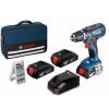 Bosch GSB18-2LI Cordless Combi Drill - Includes 3 batteries,drill bits + bag!! #1 small image