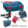 Bosch GLL3-80P Leveling Alignment Line Laser + BM1 Holder + LR2 Receiver Combo