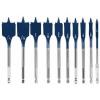 (10-Piece) Bosch Spade Bit Set Wood Hole Drill Cutter Daredevil Durable Standard #1 small image