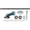 Authentic Bosch Small Cordless Angle Grinder GWS18V-LI Professional Solo Version