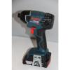 BOSCH 25618 18 LITHIUM-ION 1/4&#034; HEX IMPACT DRIVER + EXT. MUST SEE #10 small image