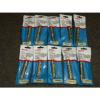 LOT OF 10 BOSCH 1/2&#034; STRAIGHT STAGGER TOOTH ROUTER BITS, #85278M, CARBIDE TIPPED