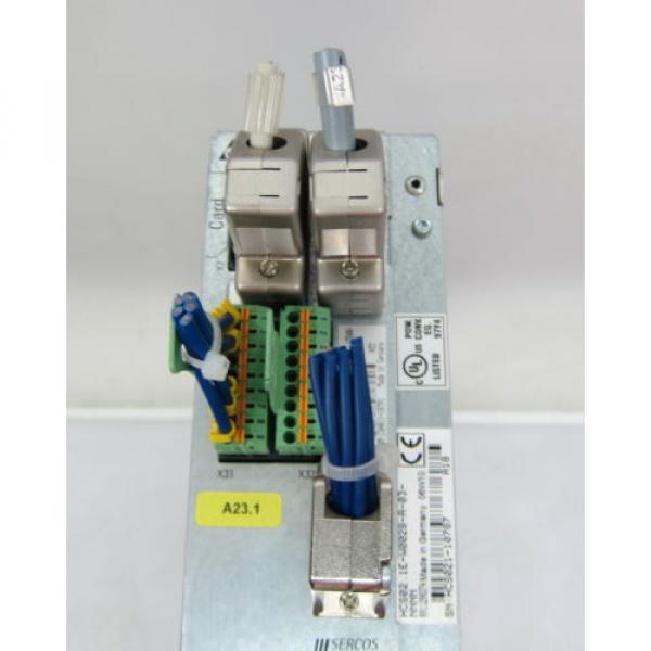 REXROTH Italy India HCS02.1E-W0028-A-03-NNNN IndraDrive C SERVO DRIVE SERCOS INTERFACE #3 image