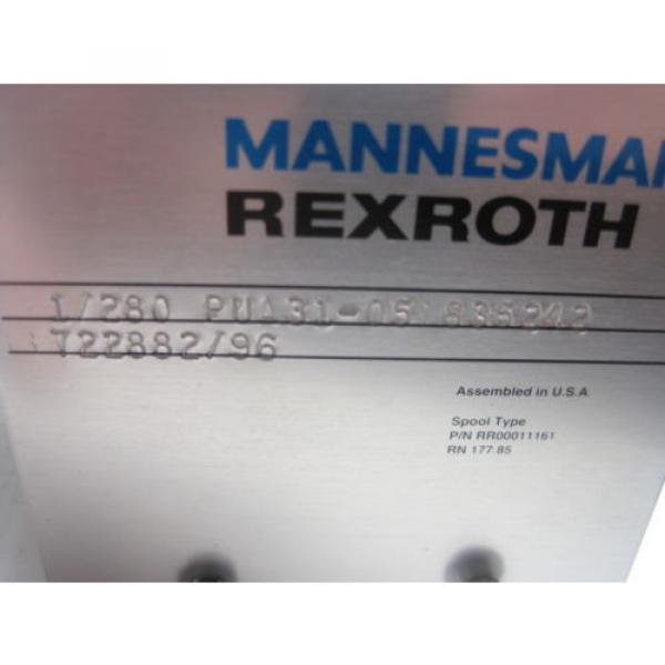 MANNESMANN Australia Mexico REXROTH 1/280 PUA13-05 835242   722882/95 #2 image