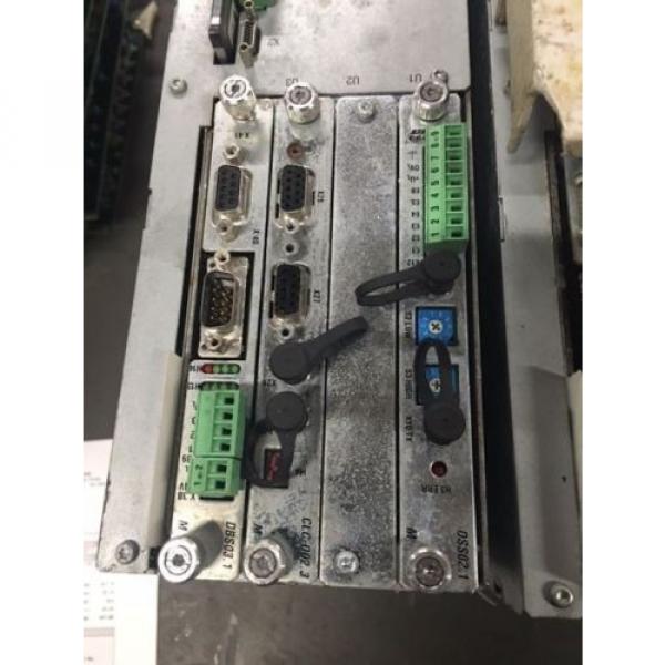 Indramat Egypt USA Rexroth Servo Drive, HDS03.2-W075N, w /DSS02.1, CLC-D02.3, DBS03.1 Used #4 image