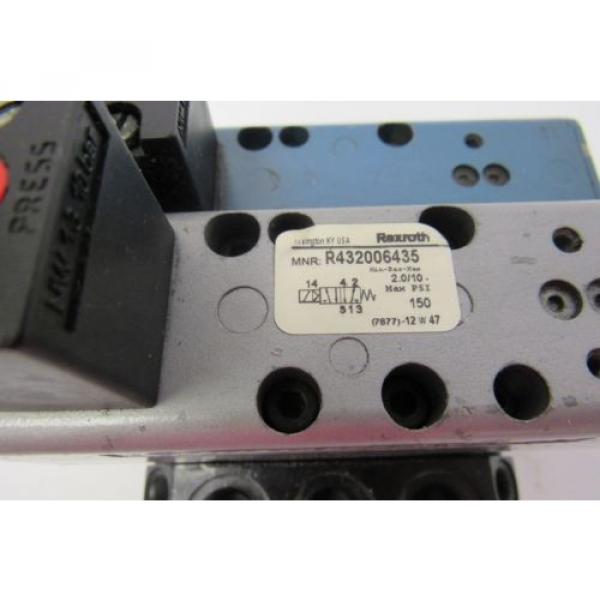 REXROTH Canada Egypt R432006435 DUAL VALVE ASSEMBLY #3 image