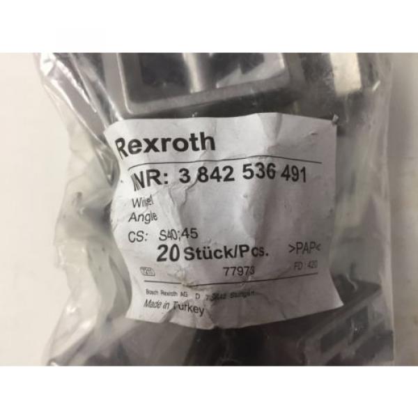 REXROTH Russia Japan BOSCH 3842 536 491  3842536491 ANGLE BRACKET NEW BAG OF 16 PCS #2 image