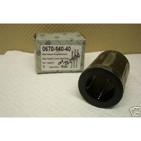 STAR Korea India REXROTH 0670-140-40 SUPER LINEAR BUSHING NEW #1 image