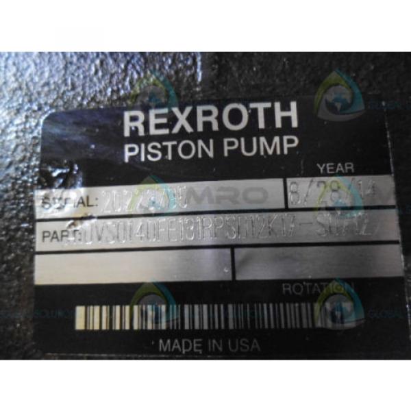 REXROTH Egypt India PISTON PUMP A10VSO140FE131RPSD12K17-S0712 *NEW NO BOX* #5 image