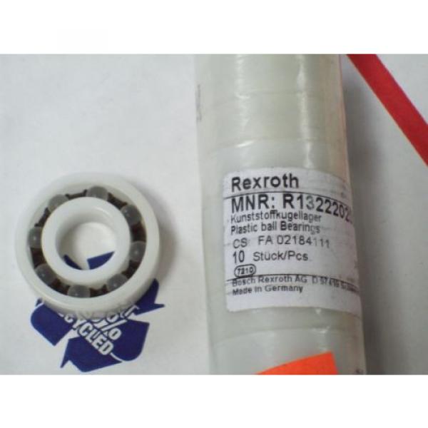 R132220200 China Greece REXROTH PLASTIC BALL BEARING SINGLE ROW 1 3/8HEIGHT 9/16DIA 7/16W #1 image