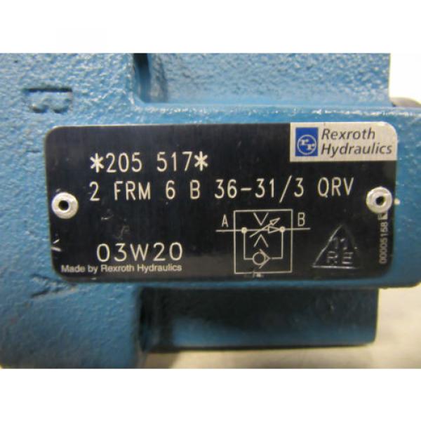 Rexroth India Russia 2 FRM 6 B 36-31/3 QRV -unused- #3 image