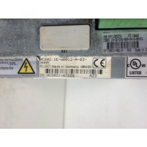 BOSCH Canada Mexico REXROTH IndraDrive HCS02.1E-W0012-A-03-NNNN #3 image