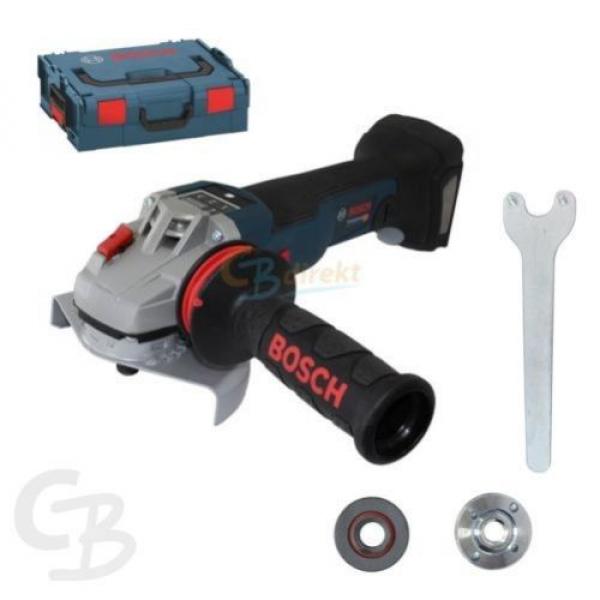 BOSCH AMOLADORA ANGULAR A BATERÍA GWS 18 V-125 SC,SOLO VERSIÓN,L-BOXX 06019G3400 #1 image