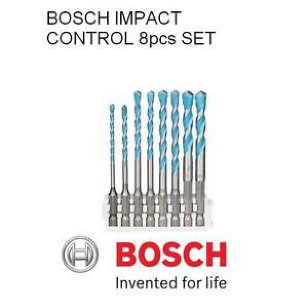 BOSCH NEW IMPACT CONTROL 1/4 HEX MULTI CONSTRUCTION 8pce DRILL SET #1 image