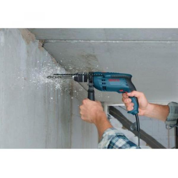 Bosch Corded Hammer Drill Home Improvement Handyman Ergonomic Handle Power Tool #3 image