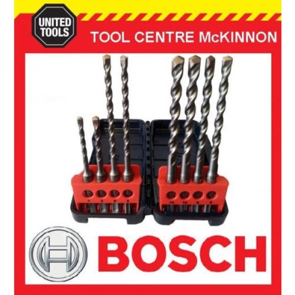 BOSCH 8pce SDS PLUS MASONARY DRILL SET IN CASE #1 image