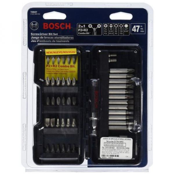*NEW* Bosch T4047L 47 Pc. Multi-Size Screwdriver Bit Set #2 image