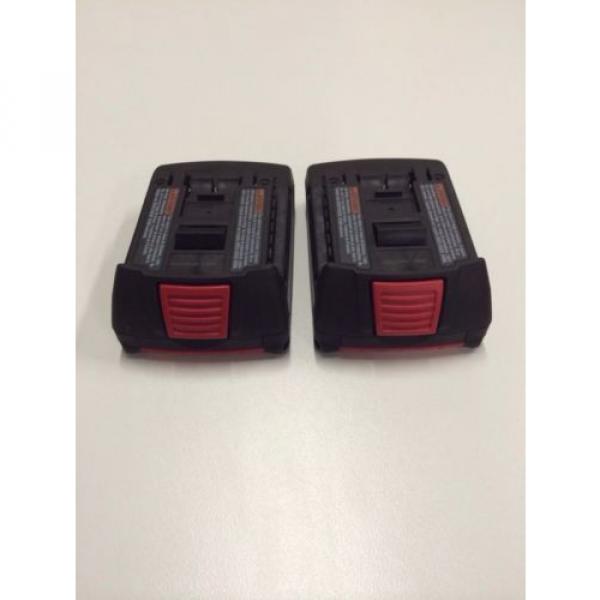 New 2 (two) Pack Bosch BAT612 18V 18 Volt Li-Ion Newest 2.0Ah Battery SlimPack #6 image