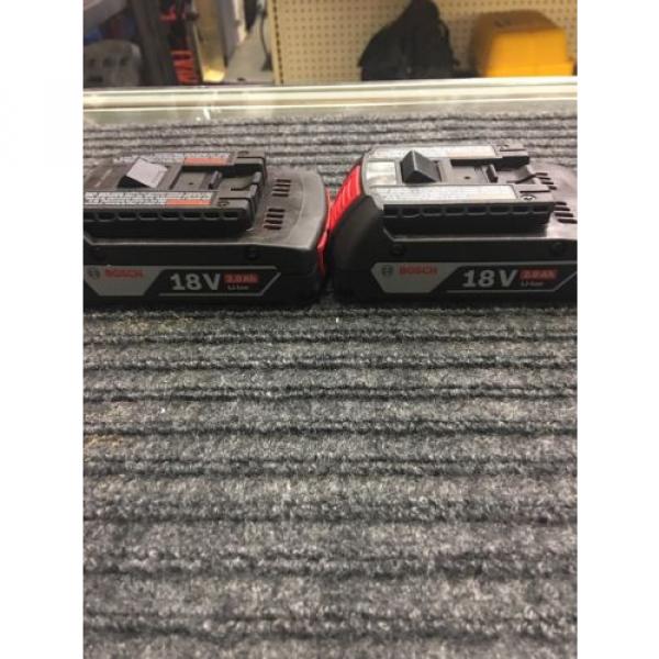 X2 Bosch 18v Batteries BAT612 42514-1 #2 image