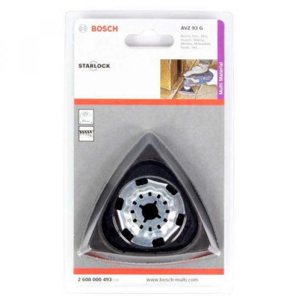 New Bosch 93mm Multi-Tool Starlock Sanding Plate AVZ 93 G with Micro Velcro-Type #3 image