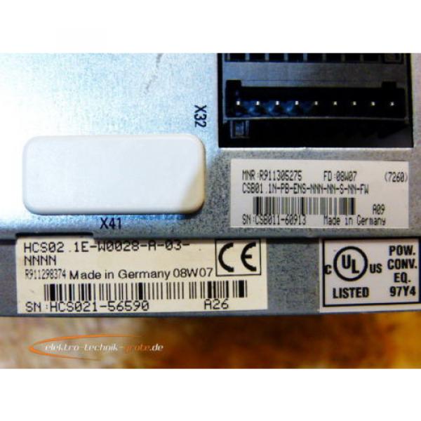 Rexroth Mexico Canada HCS02.1E-W0028-A-03-NNNN IndraDrive C #3 image