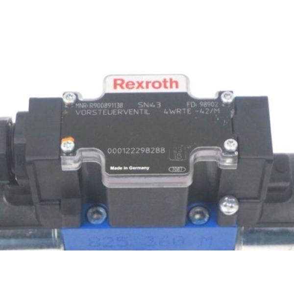 REXROTH India Australia 4WRTE-42/M PROPORTIONAL SERVO VALVE R900891138 , R900725995 REPAIRED #2 image