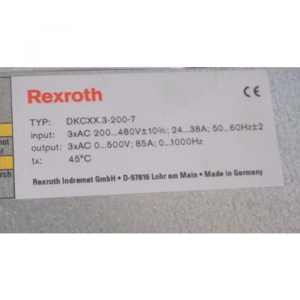 NEW Egypt Mexico REXROTH DKC02.3-200-7-FW SERVO ECO DRIVE R911284140 , DKC0232007FW #2 image